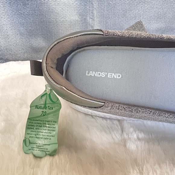 Lands’ End Gatas Ladies Gray Slip-on Walking Shoes - Picture 10 of 11